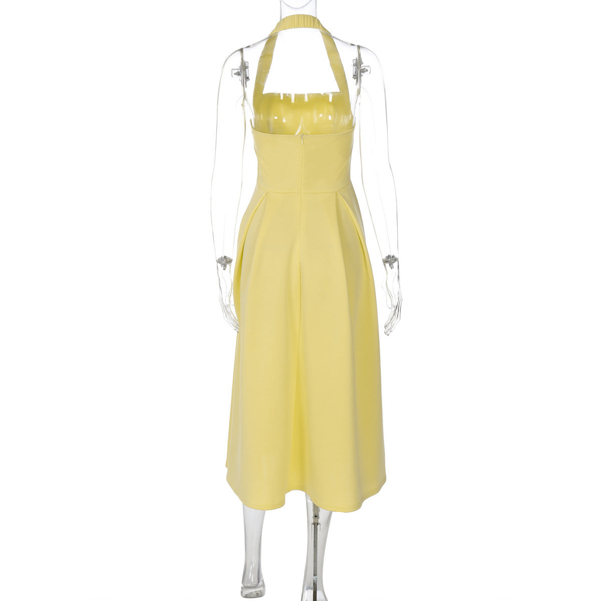 [Summer Muse Maxi] | Best Seller Women’s High Waist Halter Tube Top Dress – Elegant Slim Fit Maxi by TGC