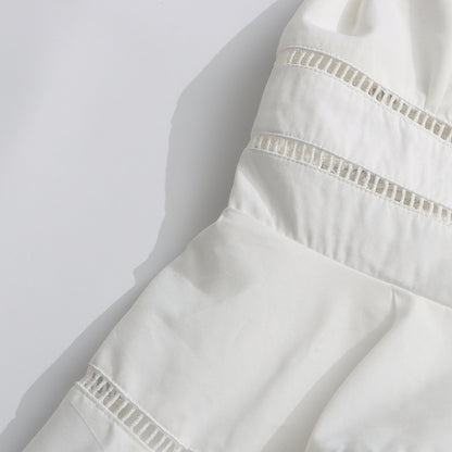 [Été Parisien Ruffle Midi] | Elegant Slim Fit Spaghetti Strap A-Line Dress – French Summer Chic by TGC