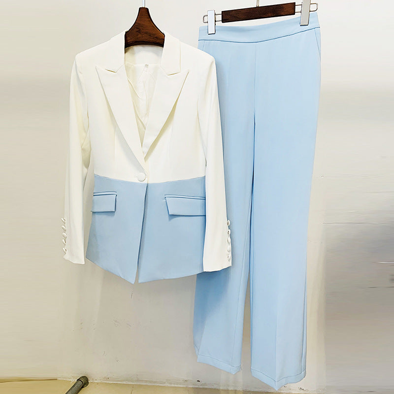 Mens Summer Suit Waistcoat Trousers Linen Smart Formal Baby Blue Wedding |  eBay