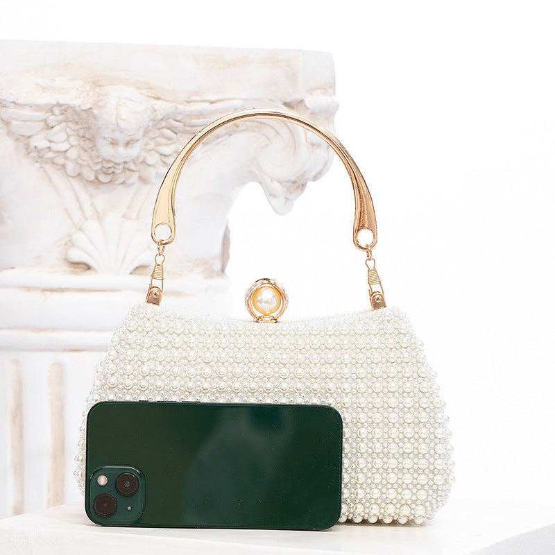 [The Ruth Pearl Bag] | Trendy Elegant Socialite Crossbody & Dinner Handbag – Evening Party Clutch by TGC