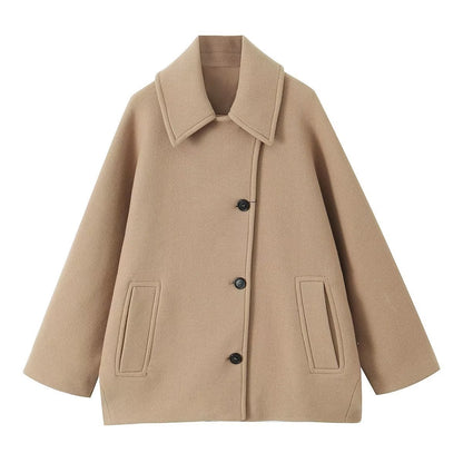 Beige Coat Outfits | Wool Winter Coat