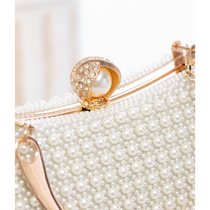 [The Ruth Pearl Bag] | Trendy Elegant Socialite Crossbody & Dinner Handbag – Evening Party Clutch by TGC