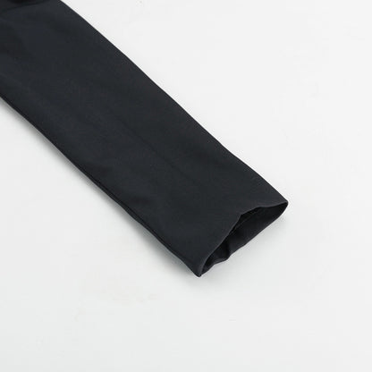 TGC “Noir Grace” Bow-Tie Set | Elegant Two-Piece Skirt & Blouse Ensemble