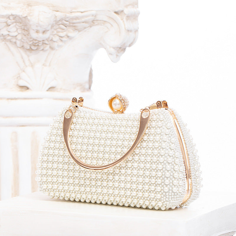 [The Ruth Pearl Bag] | Trendy Elegant Socialite Crossbody & Dinner Handbag – Evening Party Clutch by TGC