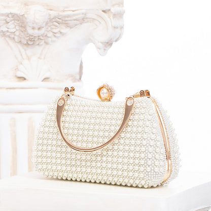 [The Ruth Pearl Bag] | Trendy Elegant Socialite Crossbody & Dinner Handbag – Evening Party Clutch by TGC