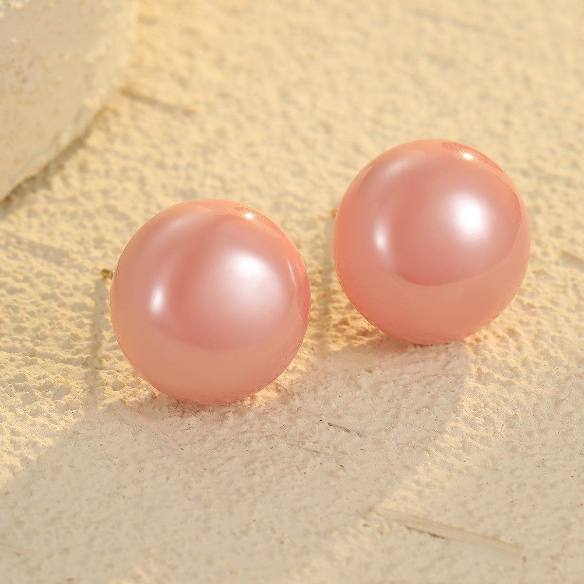 [TGC Retro French Pearl Earrings | Elegant Glossy High-Grade Statement Earrings for Women]