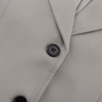 Serene Grace 3-Piece Power Blazer Wide Leg Pants Set