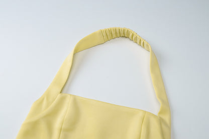 [Summer Muse Maxi] | Best Seller Women’s High Waist Halter Tube Top Dress – Elegant Slim Fit Maxi by TGC