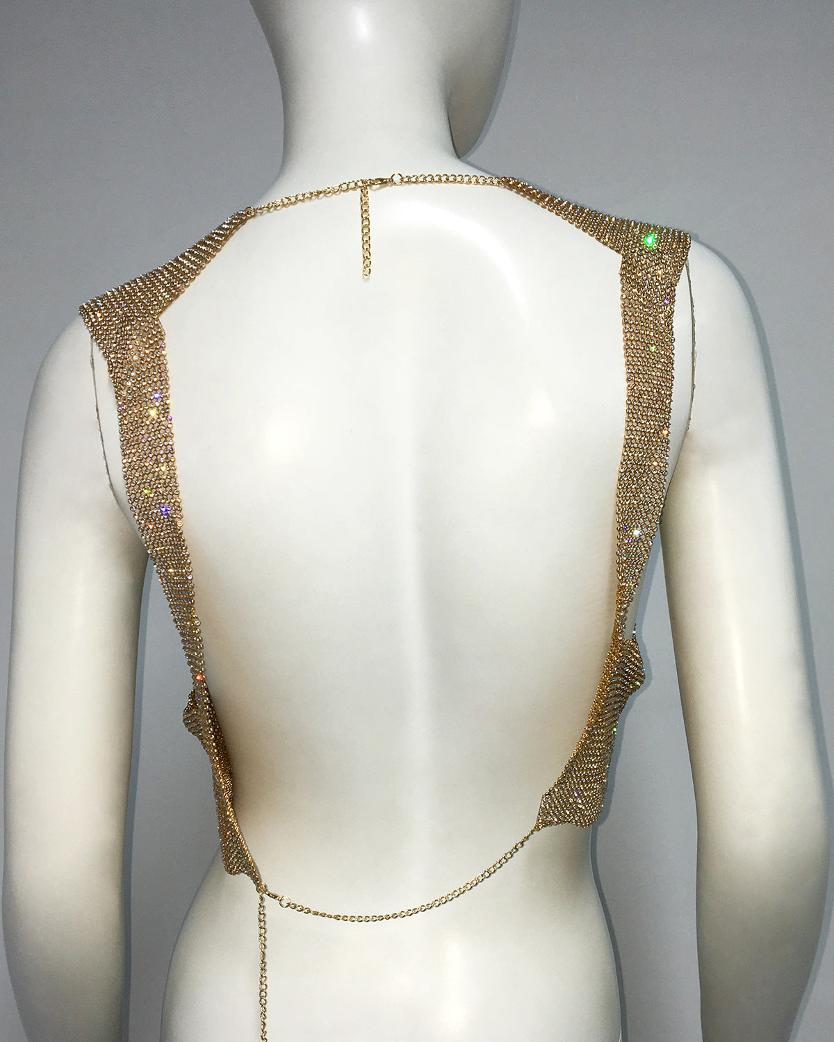 Summer Outfits 2024 | Y2K Glitter Rhinestones Backless Crop Top