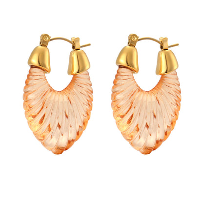 Jewelry Earings | See Through Clear Transparent Sea Shell Earrings