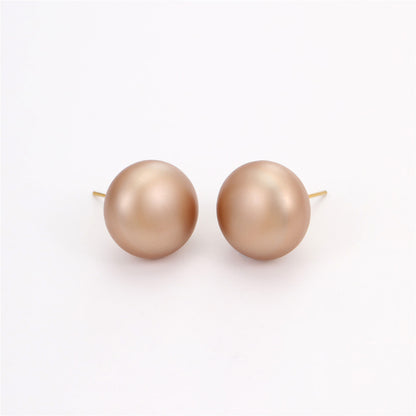 [TGC Retro French Pearl Earrings | Elegant Glossy High-Grade Statement Earrings for Women]