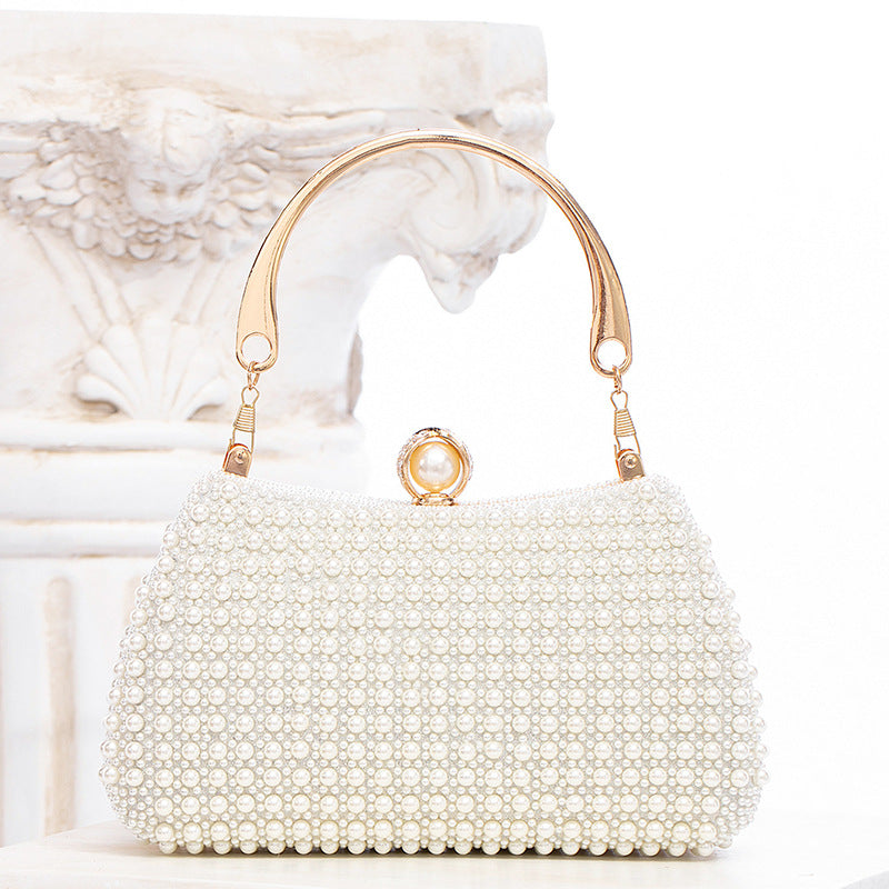 [The Ruth Pearl Bag] | Trendy Elegant Socialite Crossbody & Dinner Handbag – Evening Party Clutch by TGC