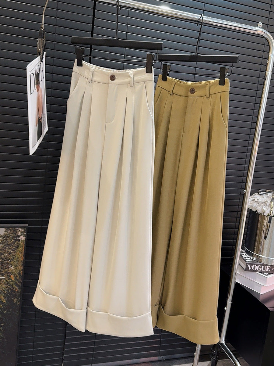 Spring Outfits 2024 | Korean Old Money Aesthetic Korean High Waist Wide Leg Pants Sizes S-L