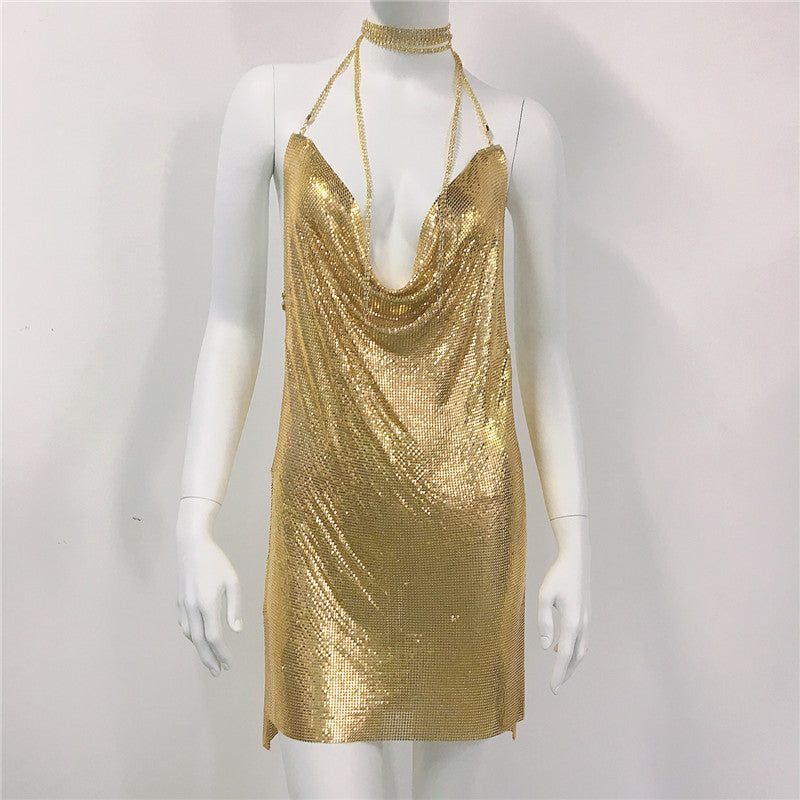 Rhinestone Dresses | Backless Rhinestone Mini Dress TGC FASHION Rhinestone Dresses | Backless Rhinestone Mini Dress TGC FASHION