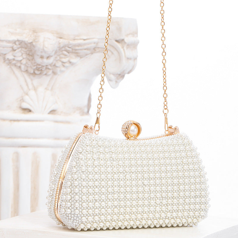 [The Ruth Pearl Bag] | Trendy Elegant Socialite Crossbody & Dinner Handbag – Evening Party Clutch by TGC