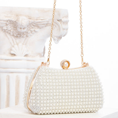 [The Ruth Pearl Bag] | Trendy Elegant Socialite Crossbody & Dinner Handbag – Evening Party Clutch by TGC