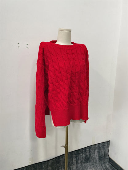 Christmas Outfits 2024 | Red Casual Christmas Sweater