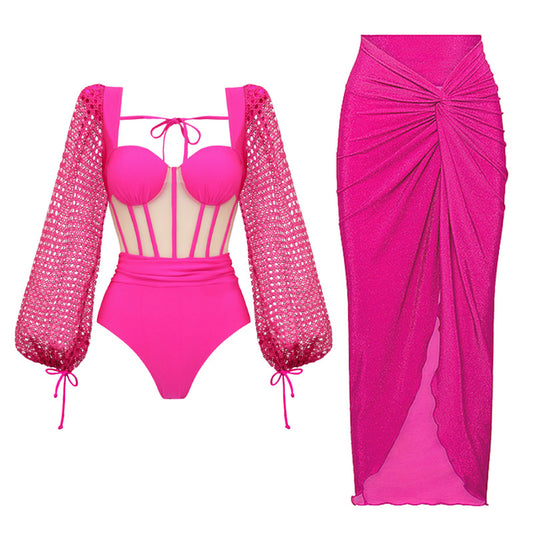 Dress To Impress Cute Swimsuits | Hot Pink One Piece Swimsuit
