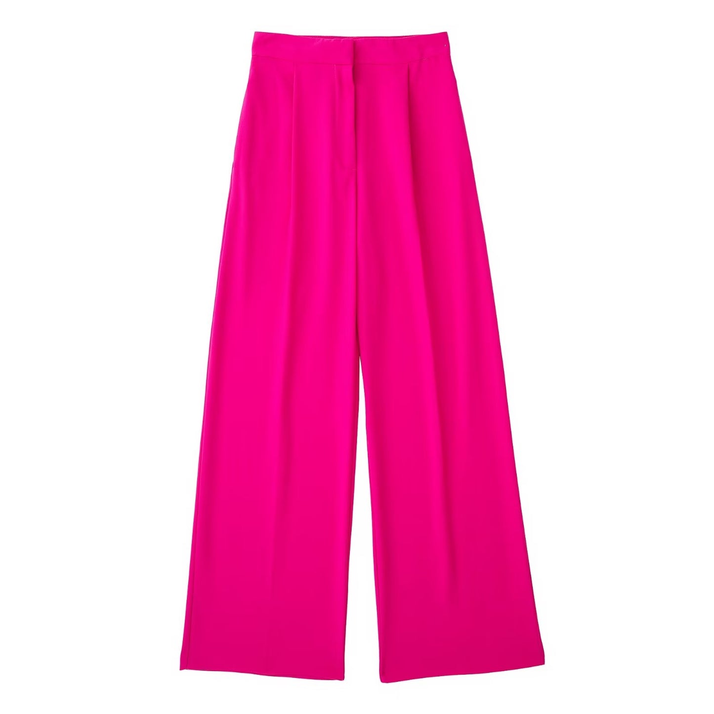Barbiecore Outfits | Hot Pink Aesthetic Wide Leg Pants