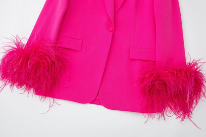 Hot Pink Outfit | Hot Pink Blazer