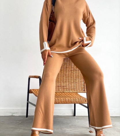 2023 Fashion Trends | Duochrome Sweater Outfit 2-piece Set