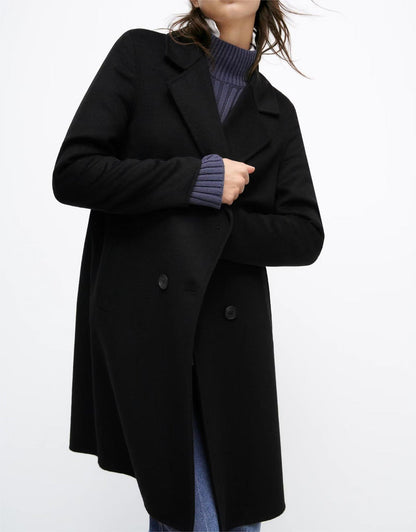 Black Chic Outfits | Classic Oversized Coat