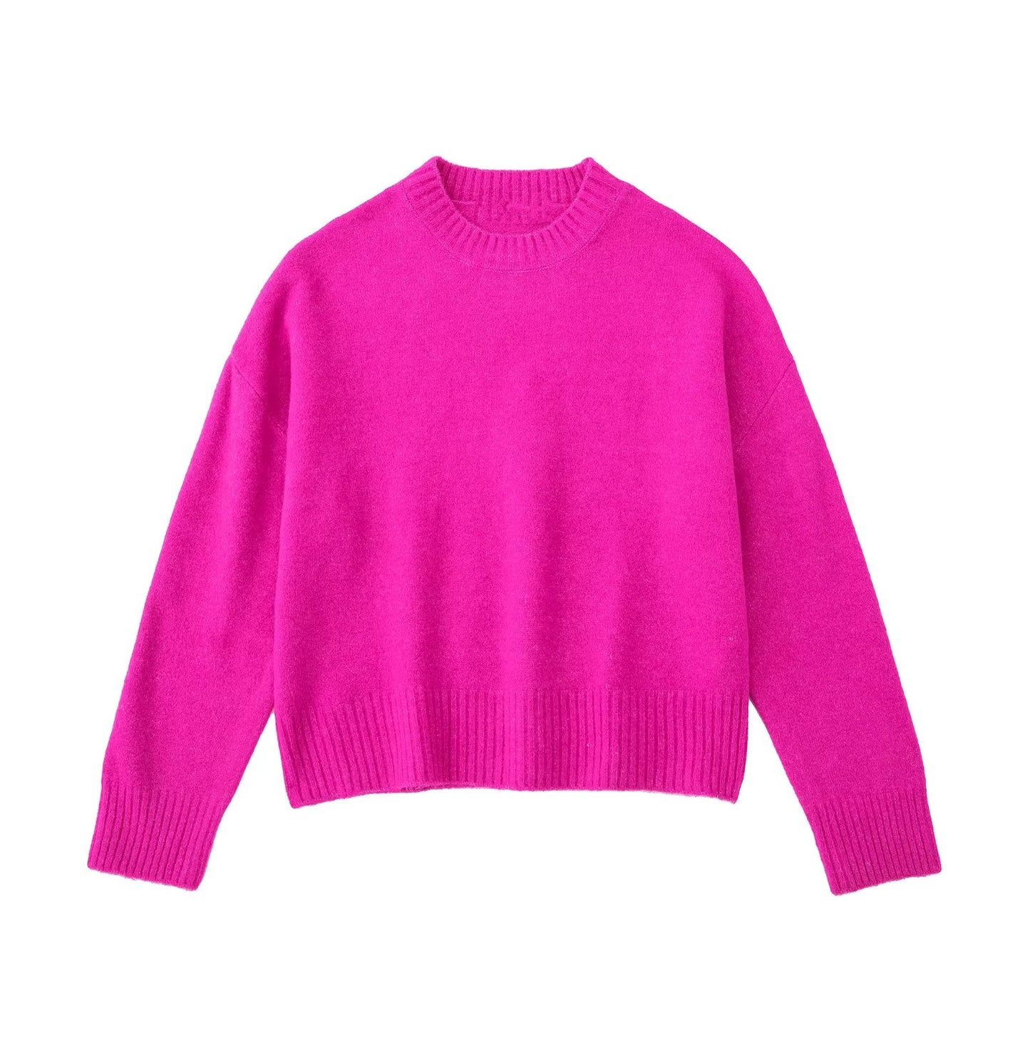 Chic Outfits |  Hot Pink Sweater