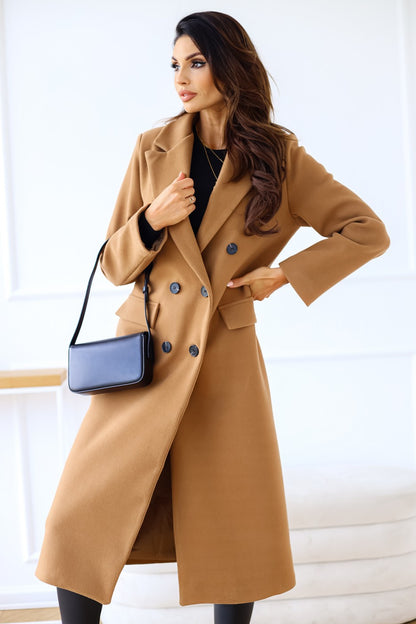 Trench Coat Outfit | Green Aesthetic, Blue Aesthetic Vibrant Colors Trench Coat