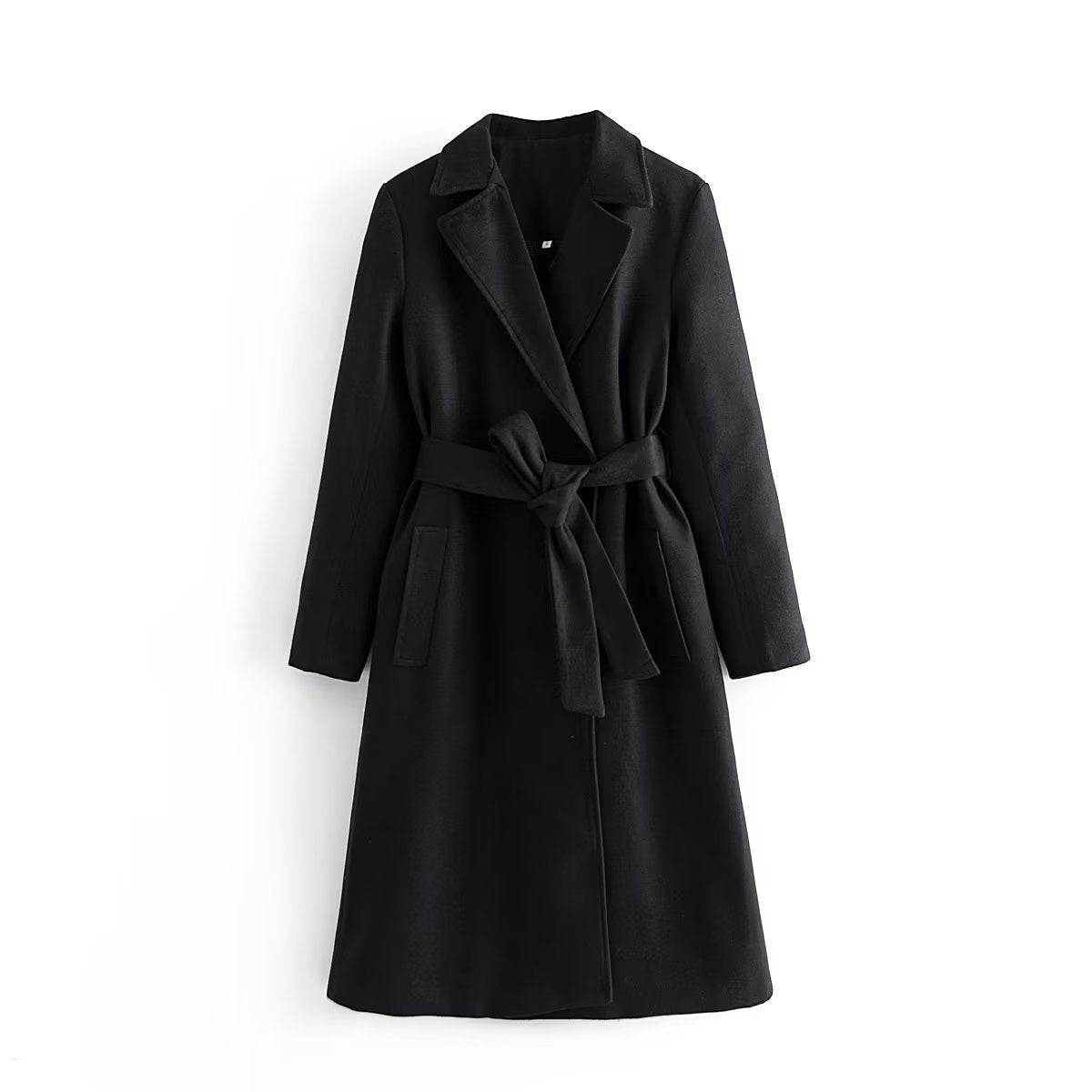 Winter Outfits | Minimalist Belted Trench Coat