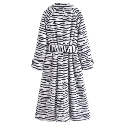 2023 Fashion Trends | Zebra Pattern Trench Coat