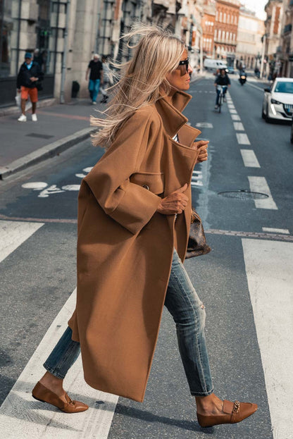 Fall Outfits | Trench Coat Outfit Ultra Long Overcoat