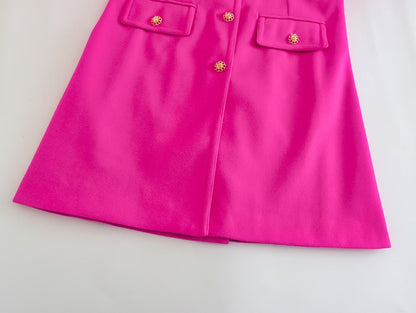 2023 Fashion Trends | Hot Pink Trench Coat