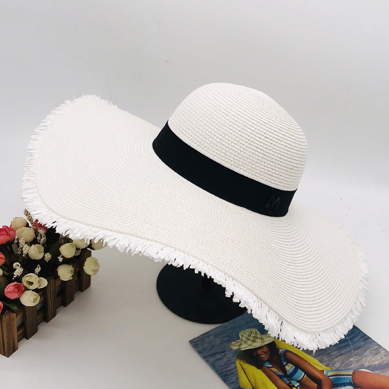 Hats |  Wide Brim Large Straw Beach Hat