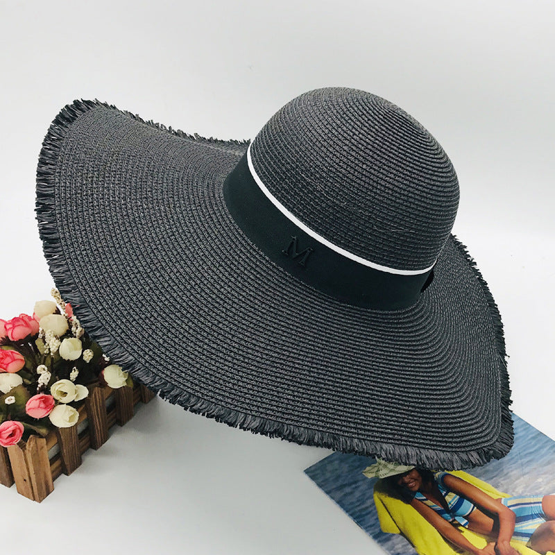 Hats |  Wide Brim Large Straw Beach Hat