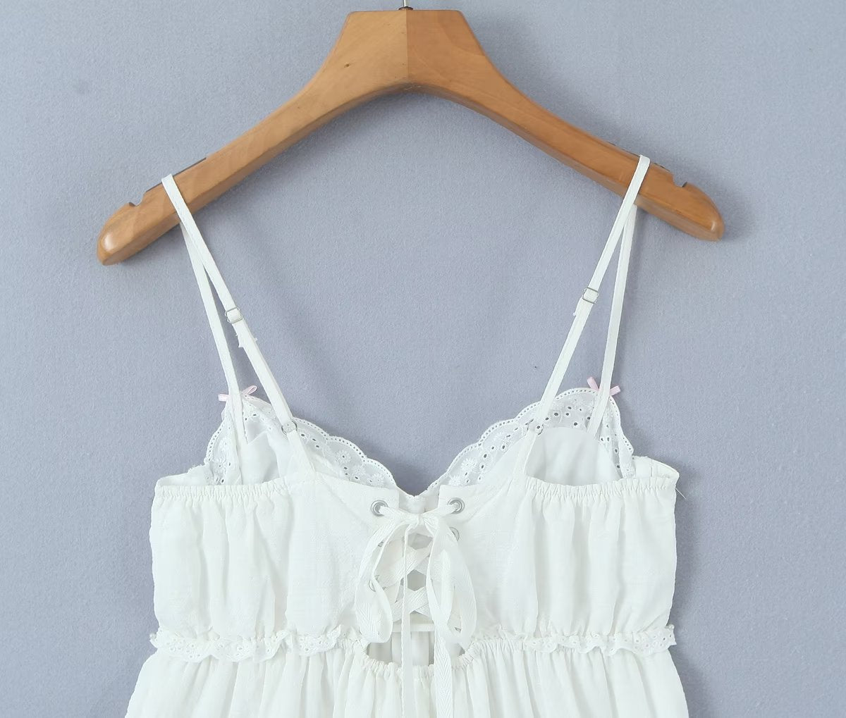 Summer Dresses |  White Lace Mini Dress