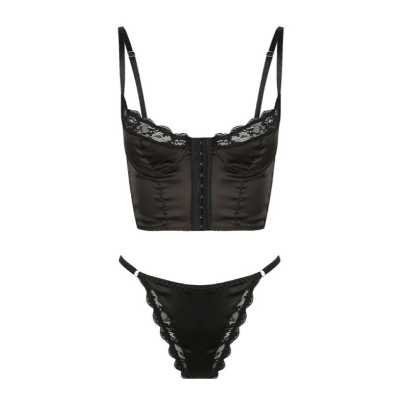 Buy ARUBA Equisite Lace Non Padded Wirefree Bra and Panty Set for