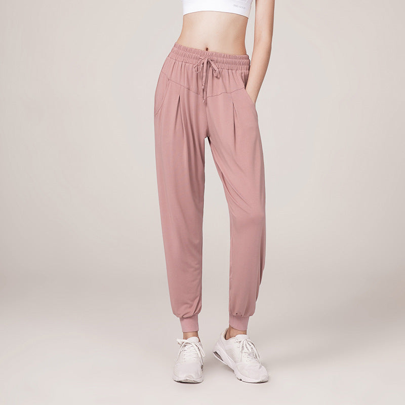 Cute Spring Outfits | Ultra Soft Pink Cotton Pants