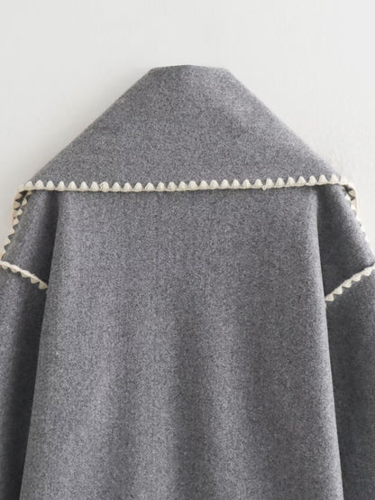 Coats for Women | Wool Scarf Winter Coat Set