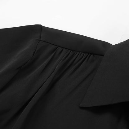 2024 Fashion Trends | Black Summer Satin Shirt