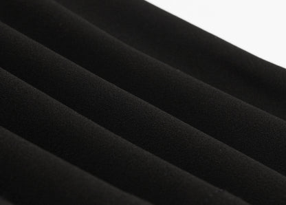 2023 Curvy Fashion Trends | See Through Sleeves Black Dress