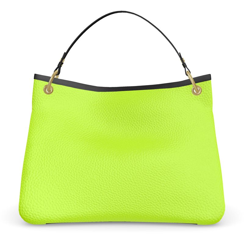 Luxury Handbags Neon Yellow Slouch Bag TGC FASHION