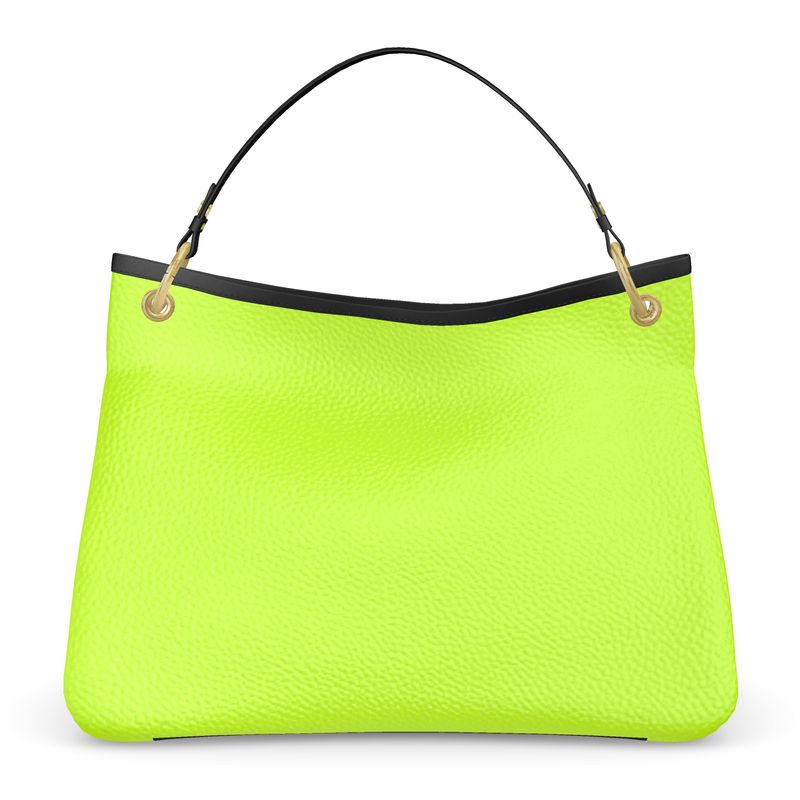 Luxury Handbags | Neon Yellow Slouch Bag