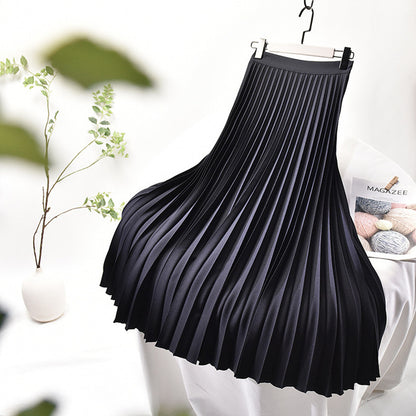 Bold Pleated Chic Skirt