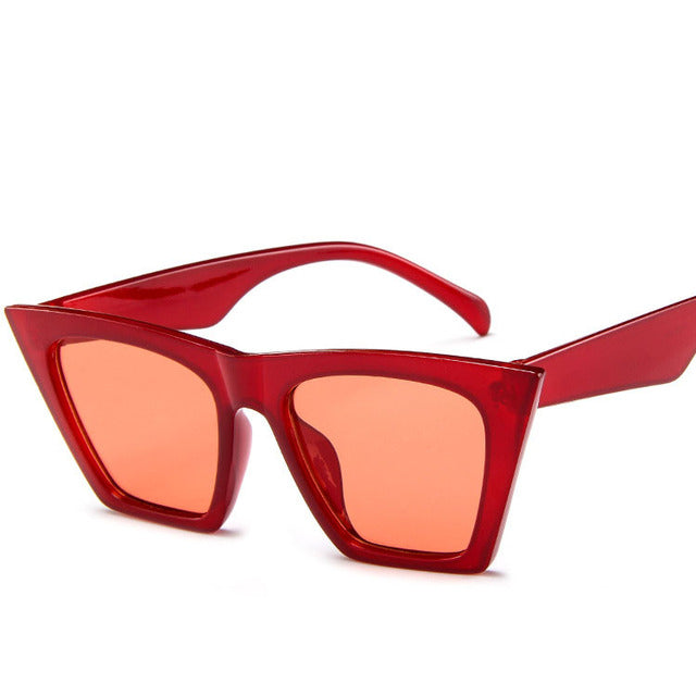 red vintage sunglasses 