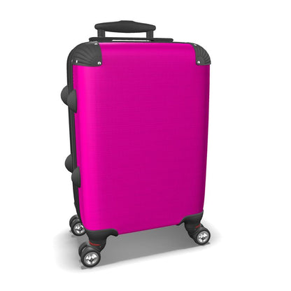 Luxury Travel Suitcase | Hot Pink Aesthetic Travel Goals  Suitcase