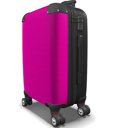 Luxury Travel Suitcase | Hot Pink Aesthetic Travel Goals  Suitcase