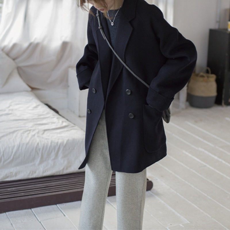 Trench Coat Outfit | Chic Cashmere Oversized Coat Blazer