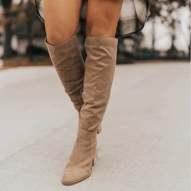 Boots Outfits | Suede My Way Long Boots