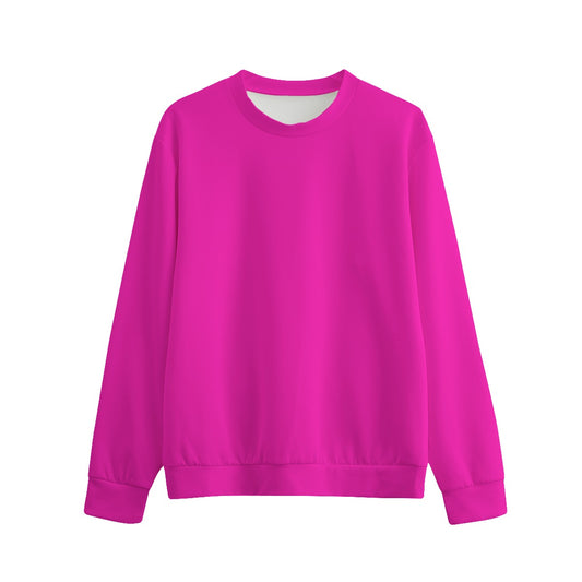 TGC FASHION Hot Pink Men's O-neck Sweatshirt | 300GSM Cotton