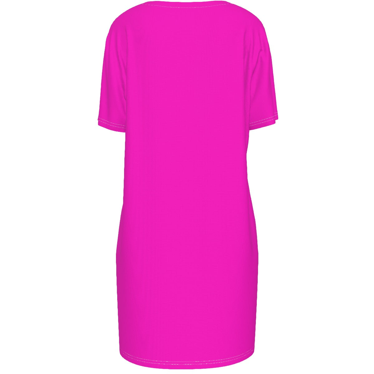 TGC FASHION Cotton Collection | Hot Pink Aesthetic Cotton Long Dress
